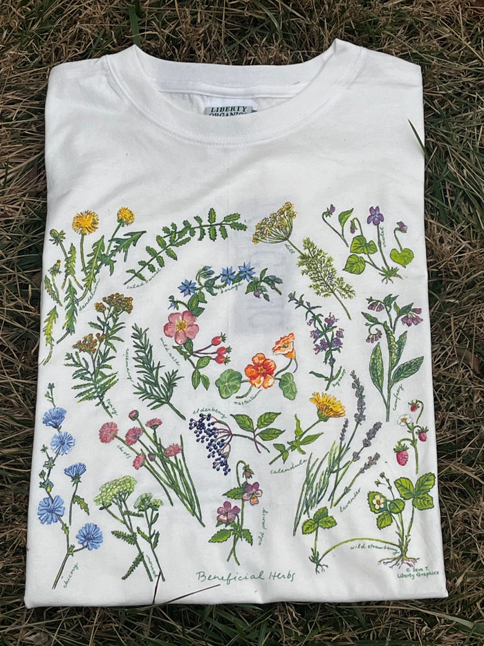 Beneficial Herbs Print Shirt