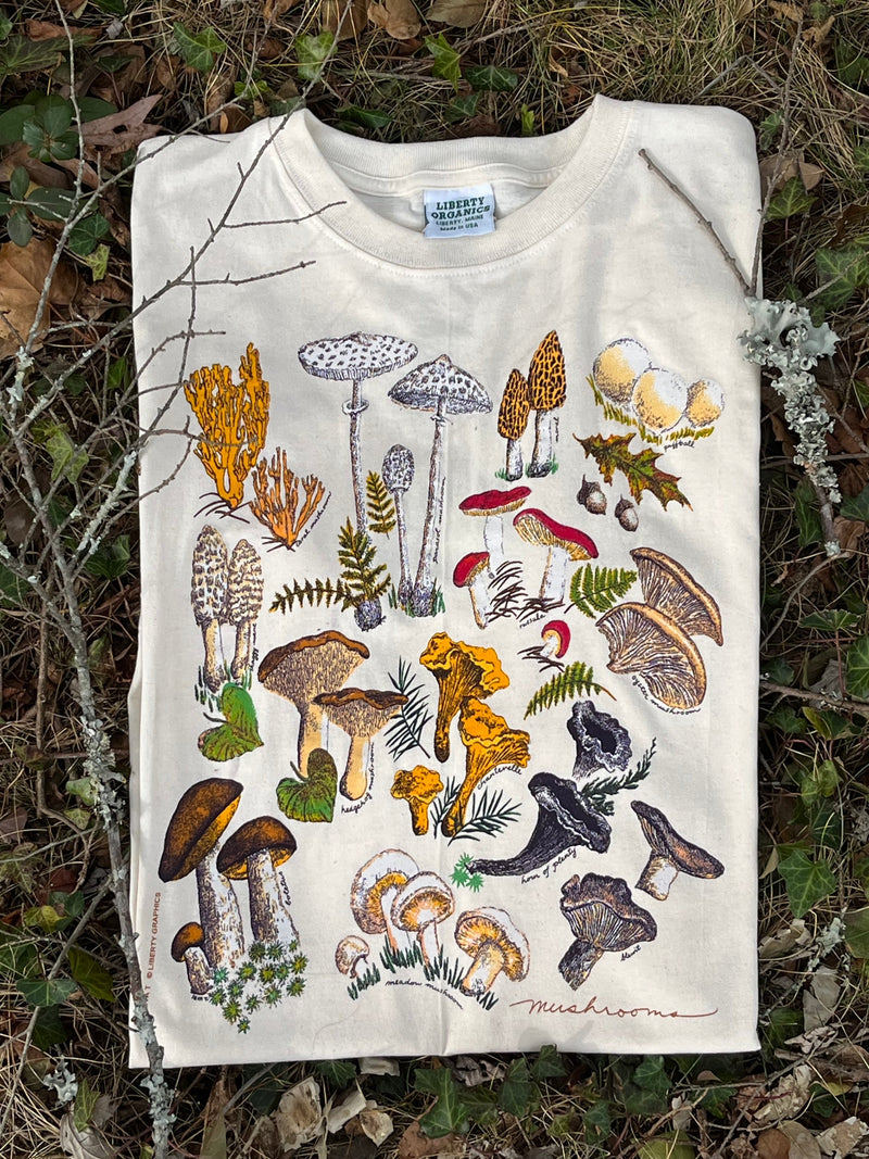 Mushrooms Print Shirt